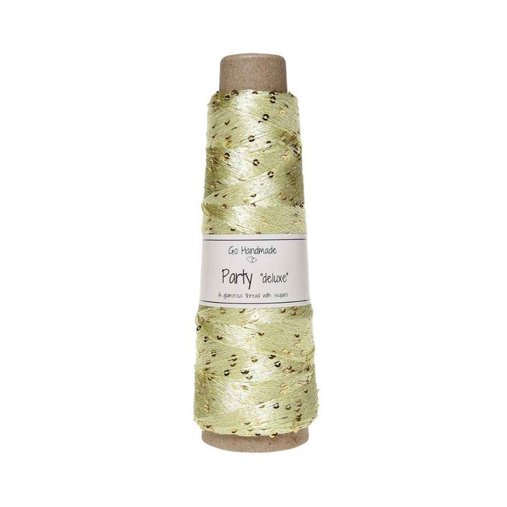 Go Handmade Yarn Party deluxe, Farbe Softyellow – Synthetik bei Lieblingsgarn