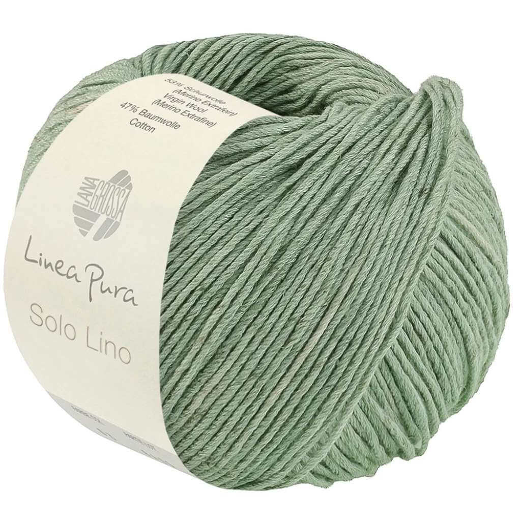 Lana Grossa Solo Lino 50 g, Farbe 80 Mintgrün – Leinen bei Lieblingsgarn