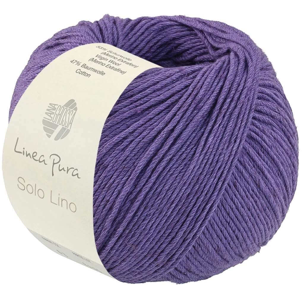 Lana Grossa Solo Lino 50 g, Farbe 84 Lavendel – Leinen bei Lieblingsgarn