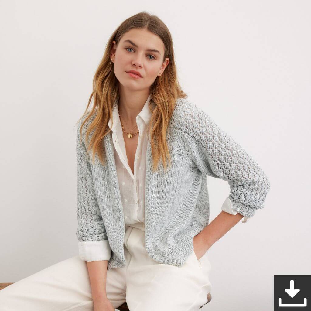Lana Grossa Pattern Sommercardigan Strickanleitung - Lana Grossa (PDF) bei bei bei bei Lieblingsgarn