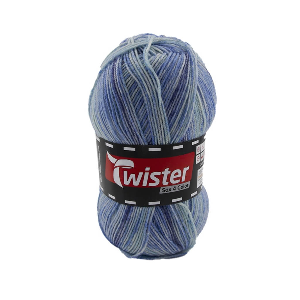 Twister Sox Color, Farbe 154 fjord multi – Polyamid und Schurwolle bei Lieblingsgarn