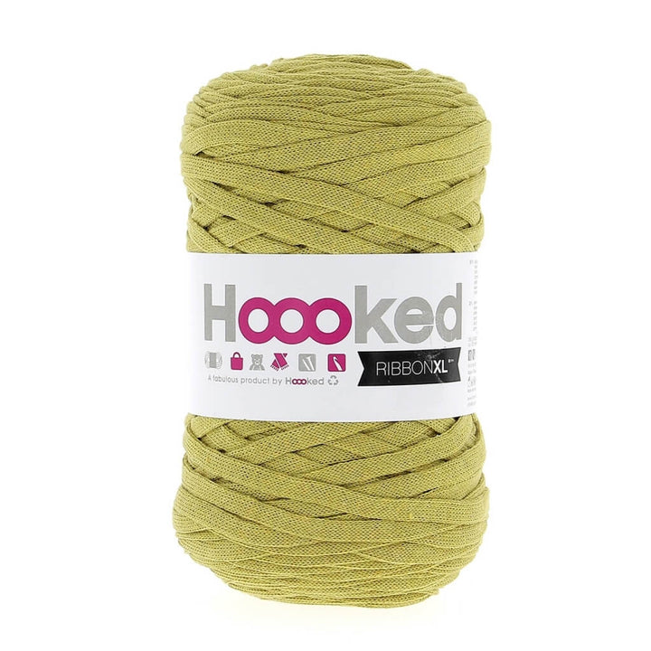 Hoooked RibbonXL, Farbe Spicy Ocre – Baumwolle bei Lieblingsgarn
