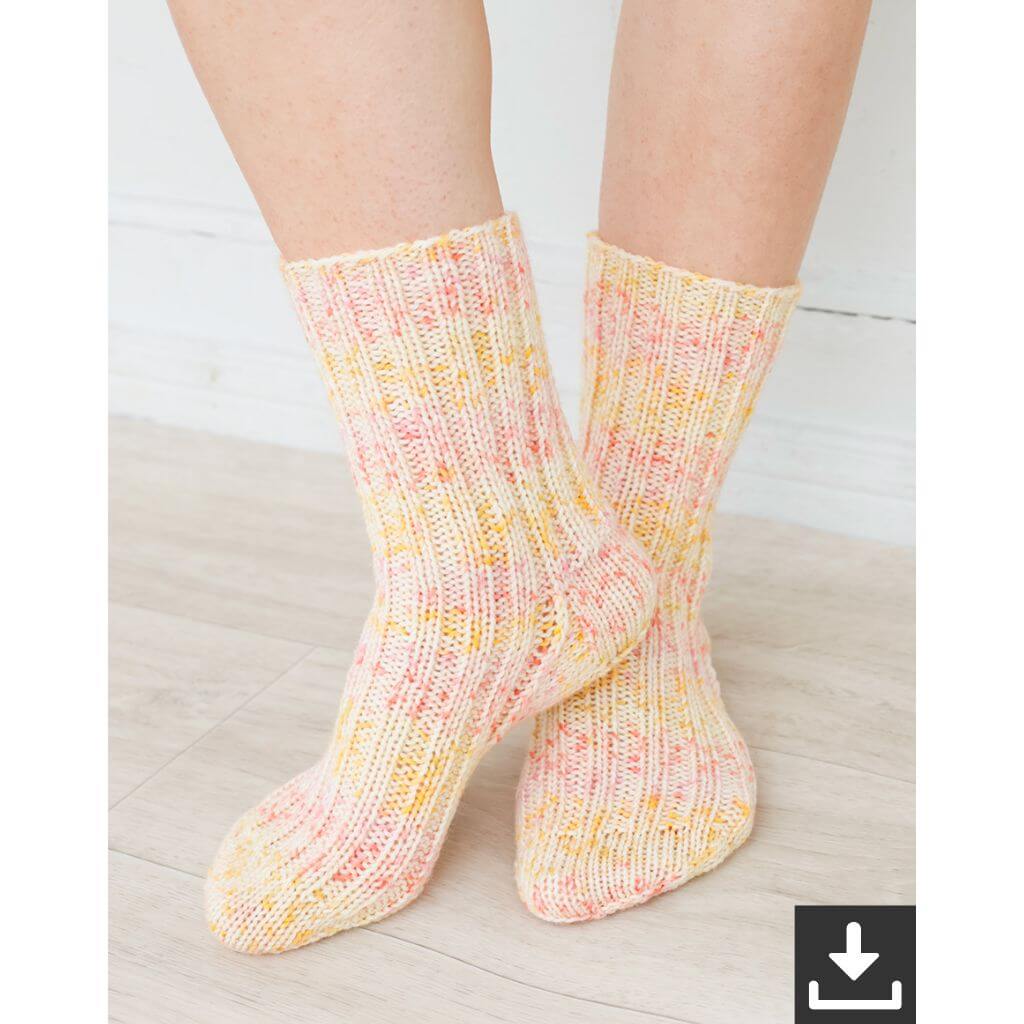 Drops Spring Sole Socks Strickanleitung - Drops Design (PDF) bei bei bei bei bei bei bei bei Lieblingsgarn