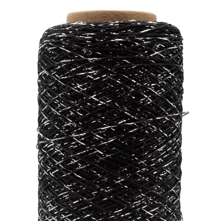 Kremke Stellaris, Farbe 197 Schwarz Silber – Metall, Synthetik und Viskose bei Lieblingsgarn