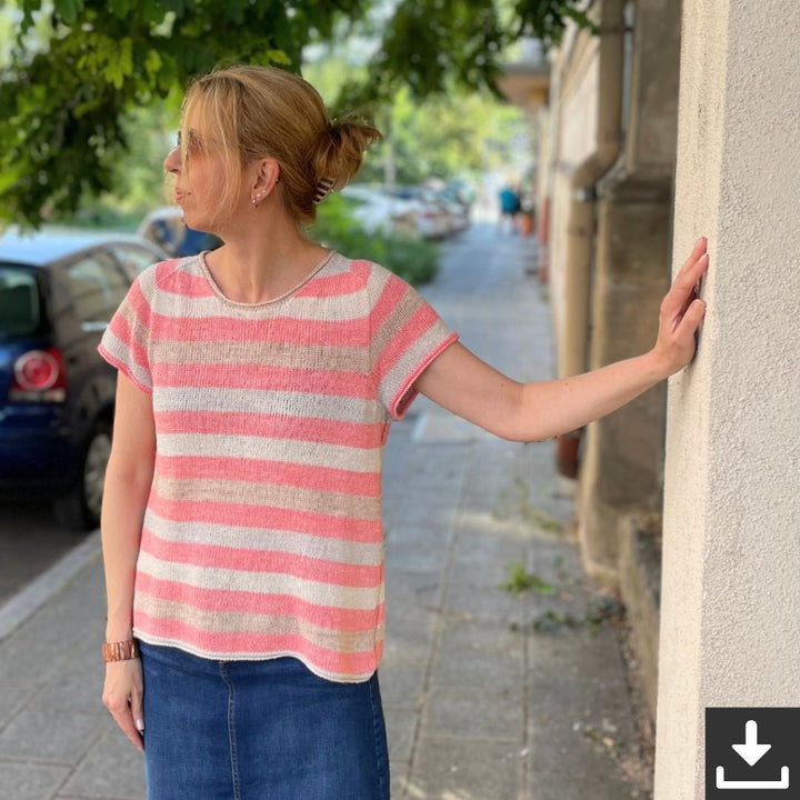 Christina Körber-Reith Tammi Tee Shirt Strickanleitung - Christina Körber-Reith (PDF) bei bei bei bei Lieblingsgarn
