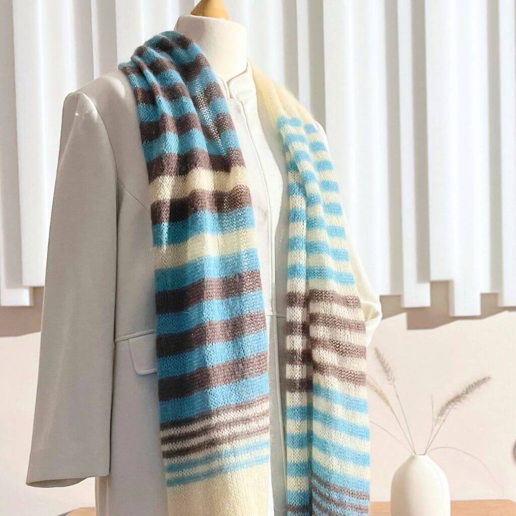 Strickfisch Pattern Schal Himmel und Erde Strickanleitung - StrickFisch (PDF) Lieblingsgarn