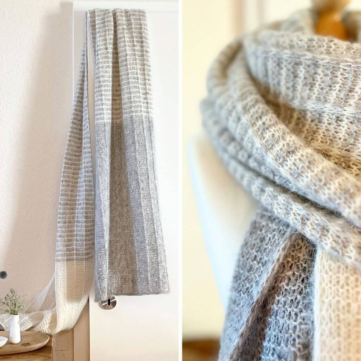 Strickfisch Pattern Schal Licht &amp; Schatten Strickanleitung - StrickFisch (PDF) bei bei bei bei Lieblingsgarn