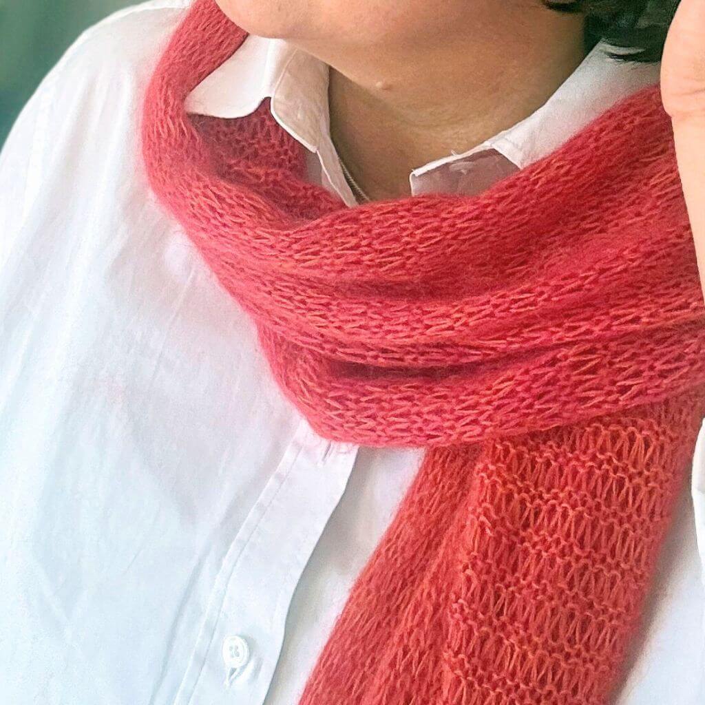 Strickfisch Pattern Schal Morgenrot Strickanleitung - StrickFisch (PDF) bei bei bei bei Lieblingsgarn