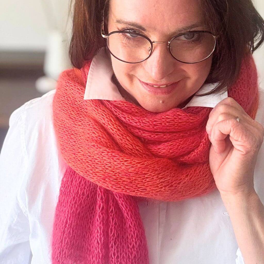 Strickfisch Pattern Schal Morgenrot Strickanleitung - StrickFisch (PDF) bei bei bei bei Lieblingsgarn
