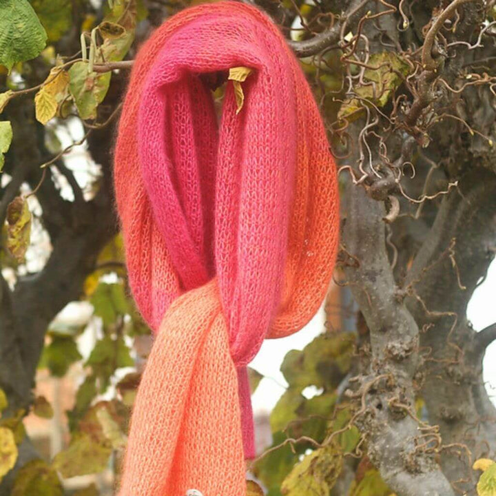 Strickfisch Pattern Schal Morgenrot Strickanleitung - StrickFisch (PDF) bei bei bei bei Lieblingsgarn