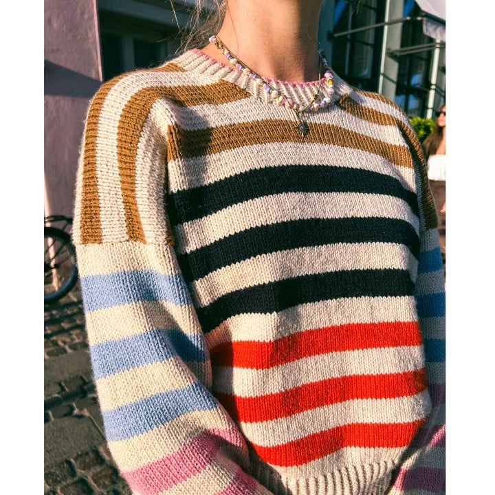 Kutovakika - Veronika Lindberg Stripe Hype Sweater Strickanleitung - Kutovakika (PDF, englisch) bei bei bei bei Lieblingsgarn