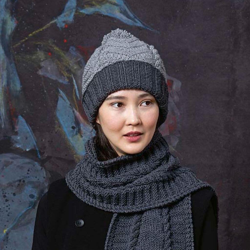 Lang Yarns Pattern Strukturmuster Mütze Strickanleitung - Lang Yarns (PDF) bei bei bei bei Lieblingsgarn