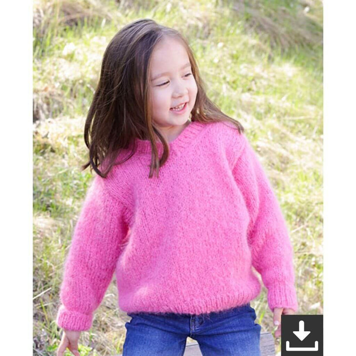 Drops Design Pattern Kinder Pullover Sugarplum Fairy Strickanleitung - Drops (PDF) bei bei bei bei bei bei Lieblingsgarn