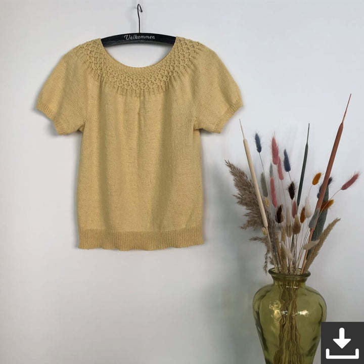 CaMaRose Pattern Summer Smock Tee Strickanleitung - CaMaRose (PDF) bei bei bei bei Lieblingsgarn