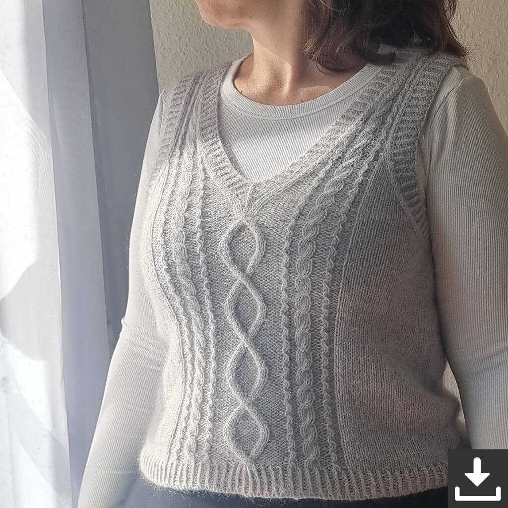 Miene Knits Sylva Slipover Strickanleitung - Miene Knits (PDF) bei bei bei bei Lieblingsgarn