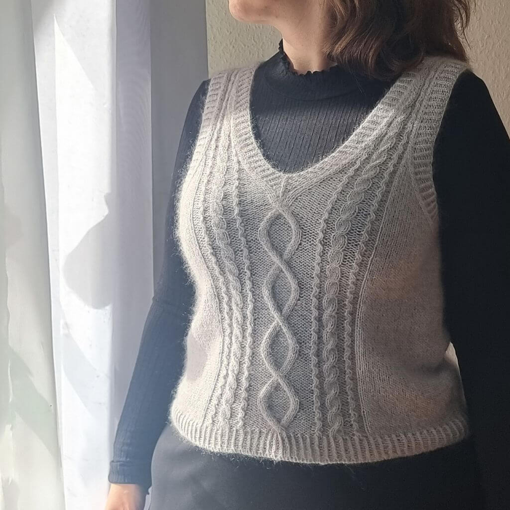 Miene Knits Sylva Slipover Strickanleitung - Miene Knits (PDF) bei bei bei bei Lieblingsgarn
