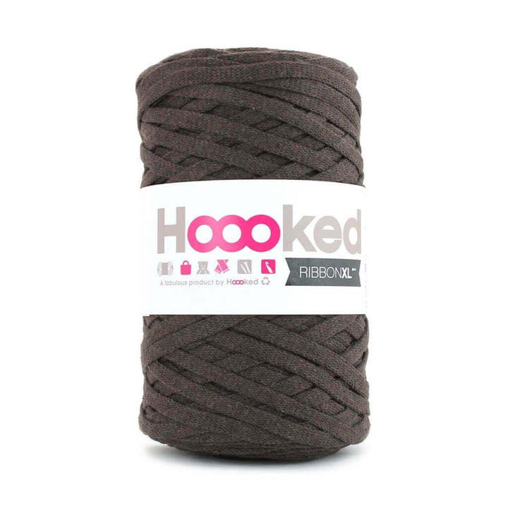 Hoooked RibbonXL, Farbe Tabacco Brown – Baumwolle bei Lieblingsgarn
