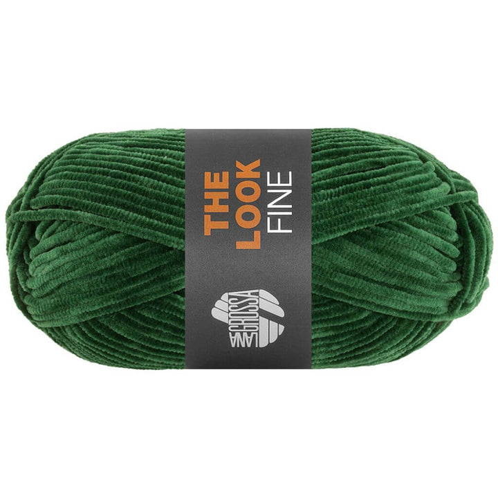 Lana Grossa The Look Fine, Farbe 121 Flaschengrün – Synthetik bei Lieblingsgarn
