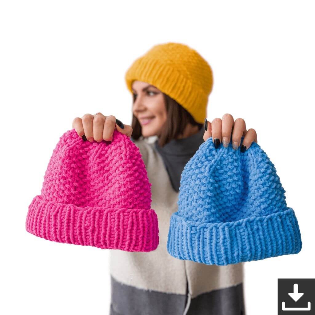 Lana Grossa Pattern Mütze im Perlmuster Strickanleitung - Lana Grossa (PDF) bei bei bei bei Lieblingsgarn
