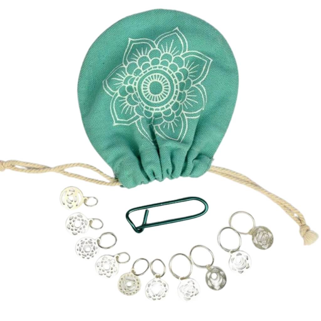 KnitPro Mindful Chakra Maschenmarkierer 10 Stück bei bei bei bei Lieblingsgarn