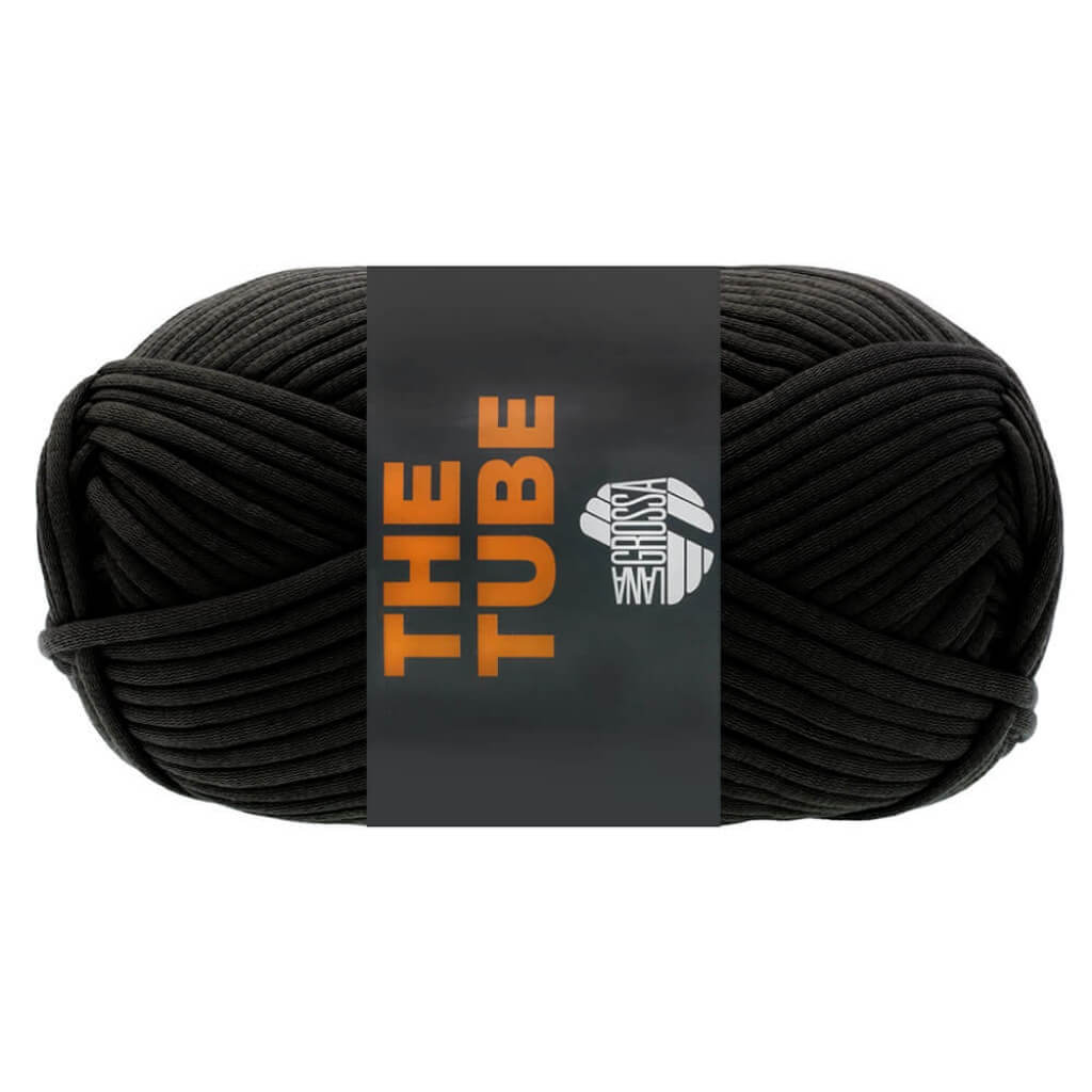 Lana Grossa The Tube, Farbe 16 Schwarz – Baumwolle und Synthetik bei Lieblingsgarn