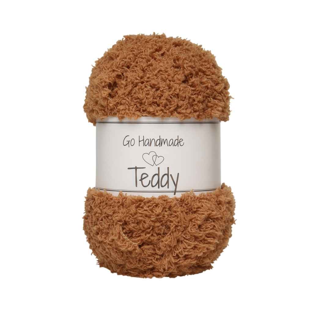 Go Handmade Yarn Teddy, Farbe Toffee – Synthetik bei Lieblingsgarn