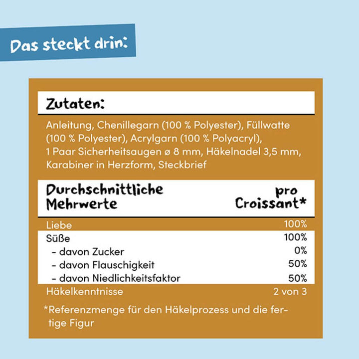 Topp Häkelset Amusing Lovables - Jaques Croissant bei bei bei bei Lieblingsgarn