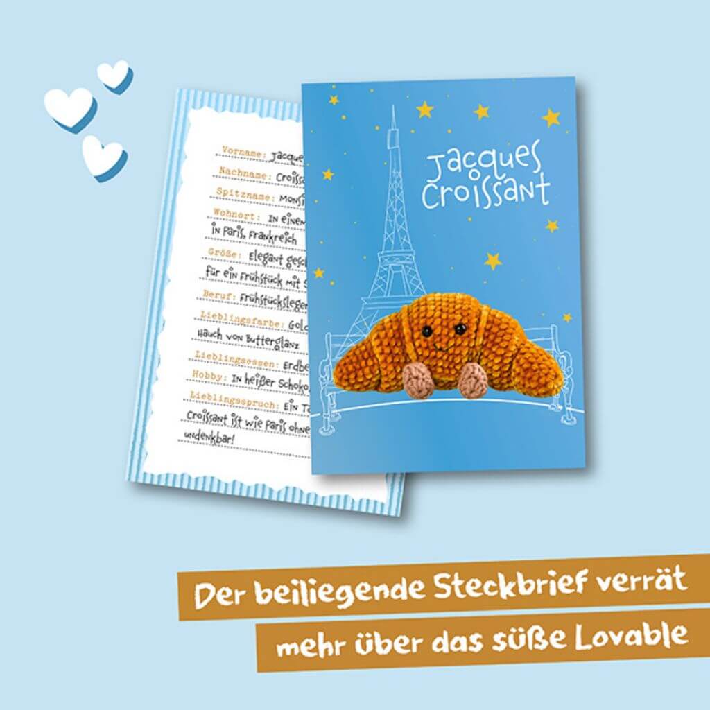 Topp Häkelset Amusing Lovables - Jaques Croissant bei bei bei bei Lieblingsgarn