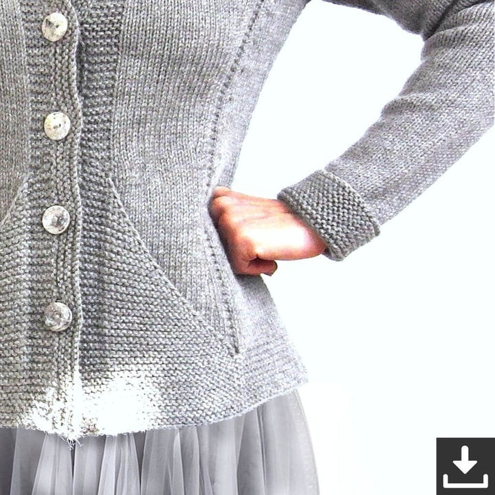 Hinterm Stein Triangle Jacket Strickanleitung - Hinterm Stein (PDF) bei bei bei bei Lieblingsgarn