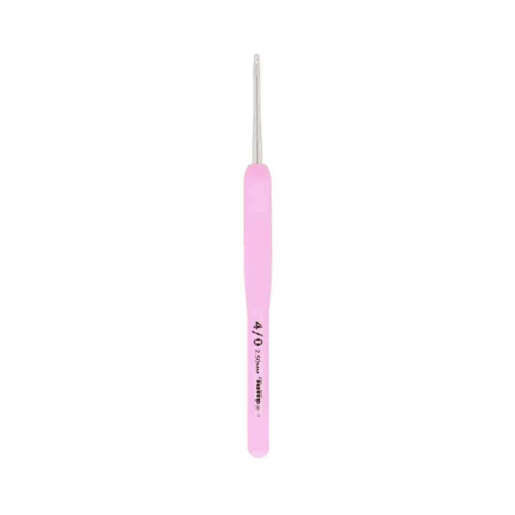 Tulip ETIMO Rose Häkelnadel mit Softgriff, Farbe 2,5 – Metall bei Lieblingsgarn