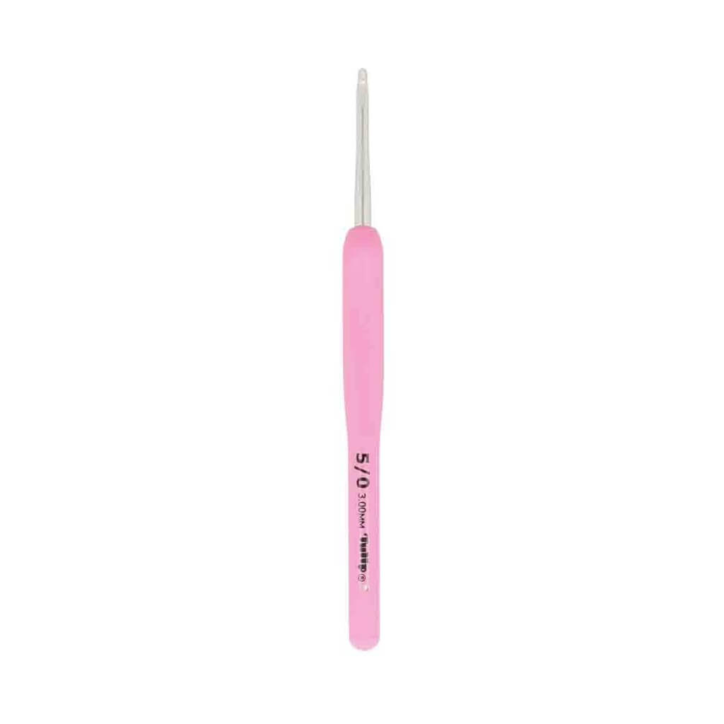 Tulip ETIMO Rose Häkelnadel mit Softgriff, Farbe 3 – Metall bei Lieblingsgarn