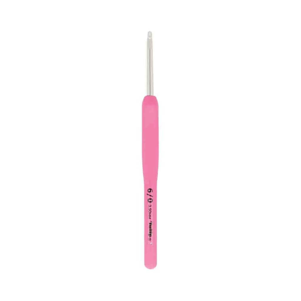 Tulip ETIMO Rose Häkelnadel mit Softgriff, Farbe 3,5 – Metall bei Lieblingsgarn