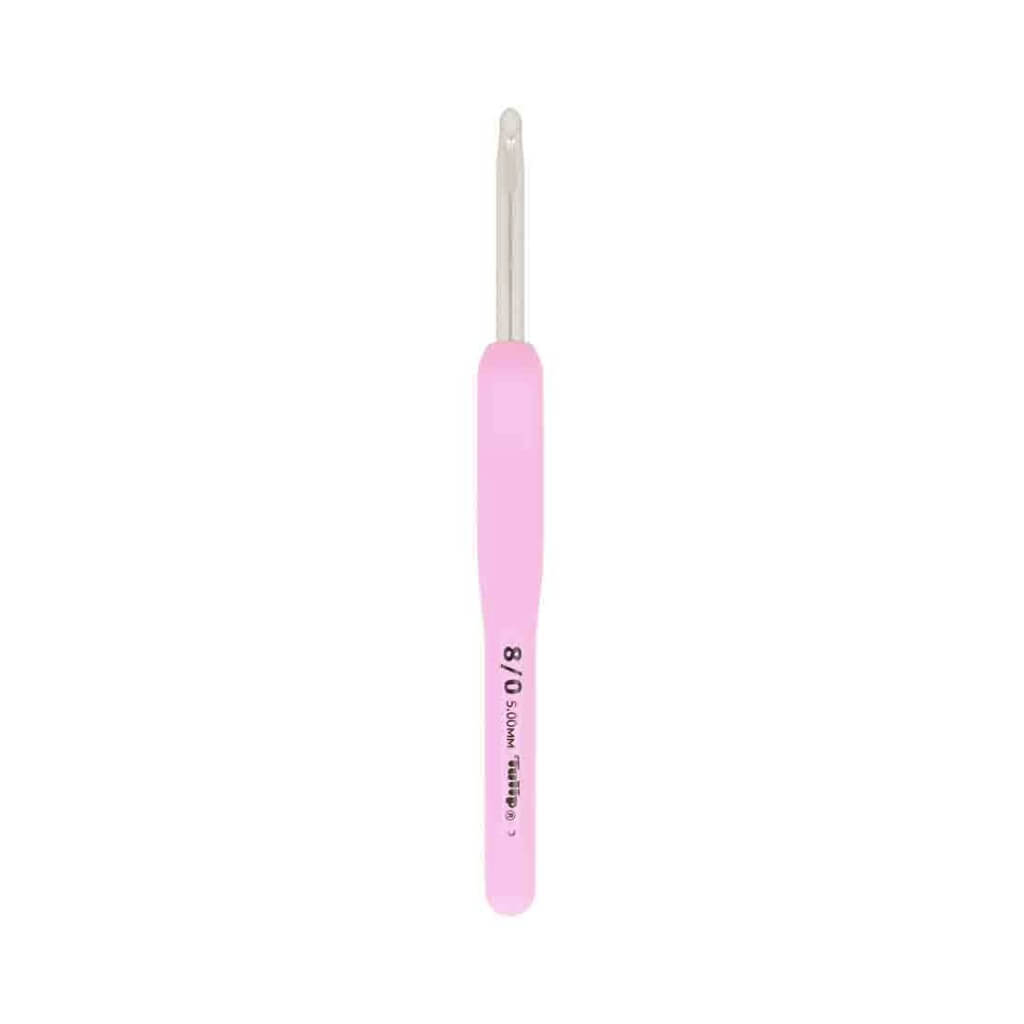 Tulip 5,00mm Tulip ETIMO Rose Häkelnadel mit Softgriff bei bei bei bei bei bei bei bei Lieblingsgarn