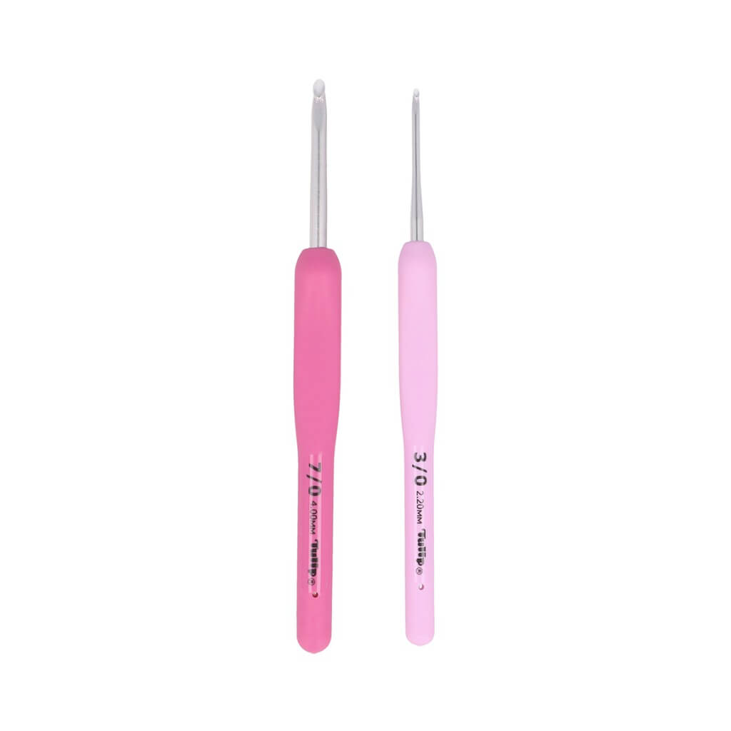 Tulip ETIMO Rose Häkelnadel mit Softgriff Set bei bei bei bei bei bei bei bei Lieblingsgarn