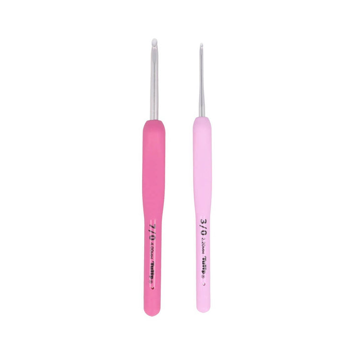 Tulip ETIMO Rose Häkelnadel mit Softgriff Set bei bei bei bei bei bei bei bei Lieblingsgarn