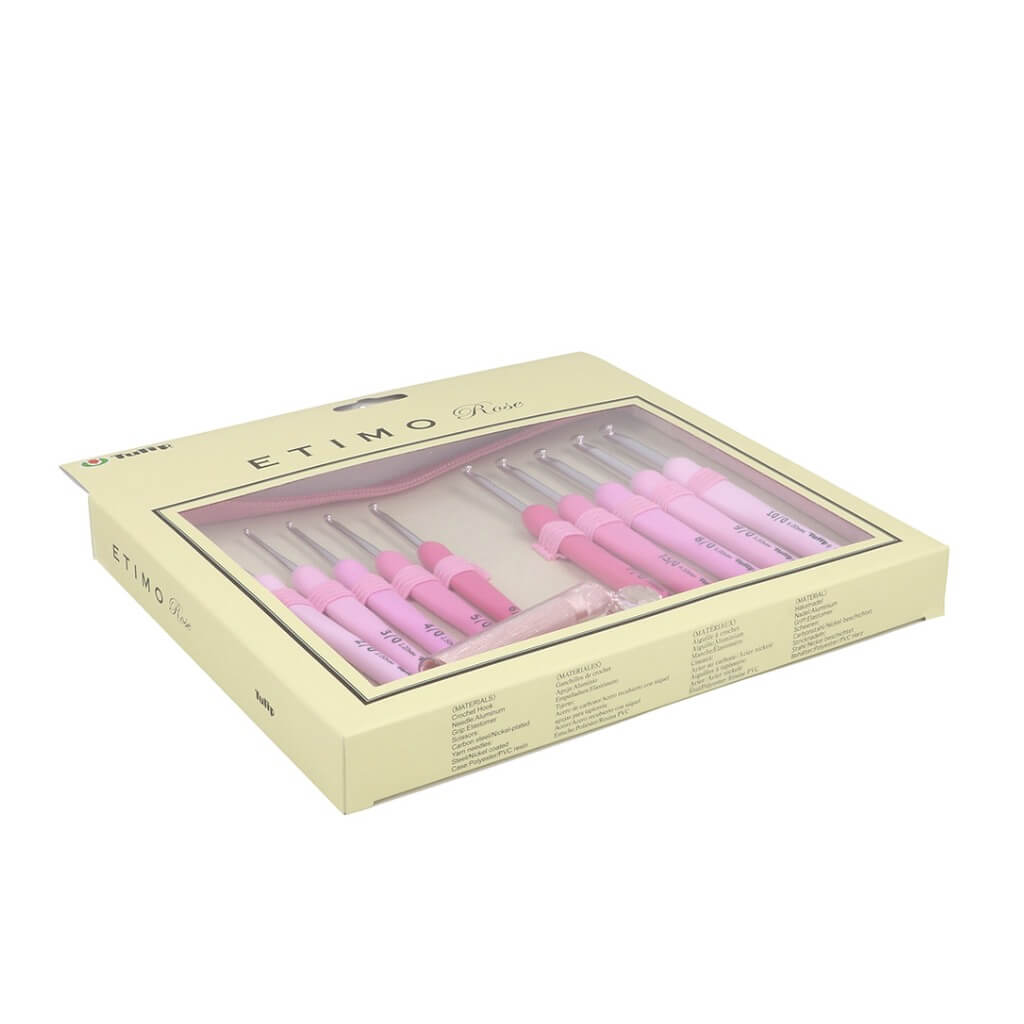 Tulip ETIMO Rose Häkelnadel mit Softgriff Set bei bei bei bei bei bei bei bei Lieblingsgarn