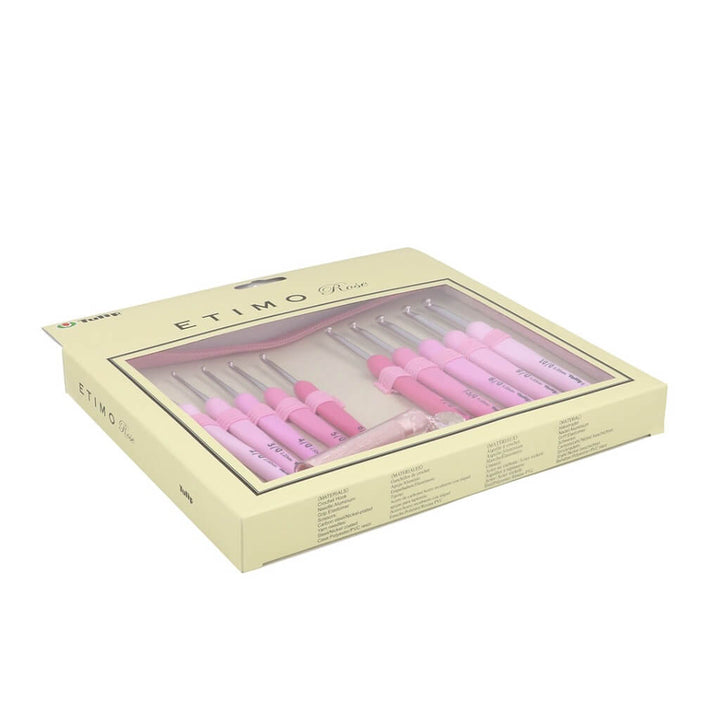 Tulip ETIMO Rose Häkelnadel mit Softgriff Set bei bei bei bei bei bei bei bei Lieblingsgarn