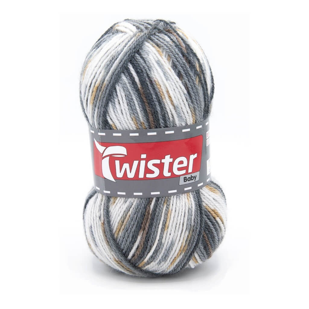 Twister 97 - Grau Color Twister Baby Lieblingsgarn
