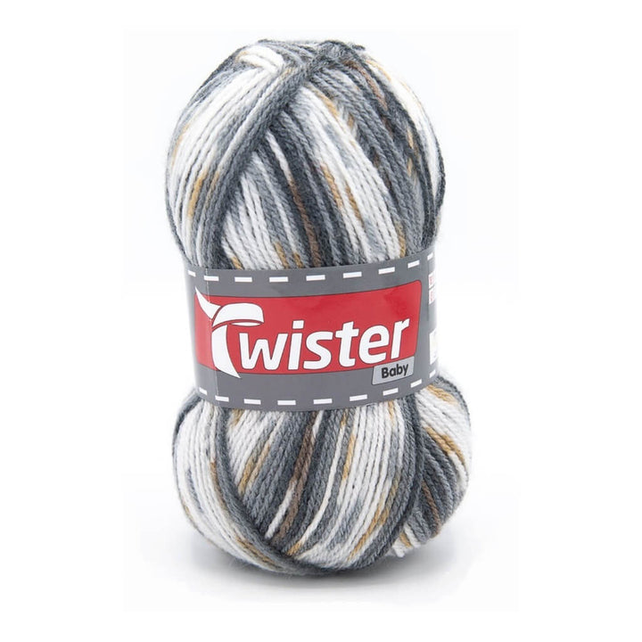 Twister 97 - Grau Color Twister Baby Lieblingsgarn