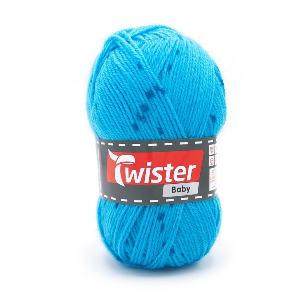 Twister 61 - Türkis/Gefleckt Twister Baby Lieblingsgarn