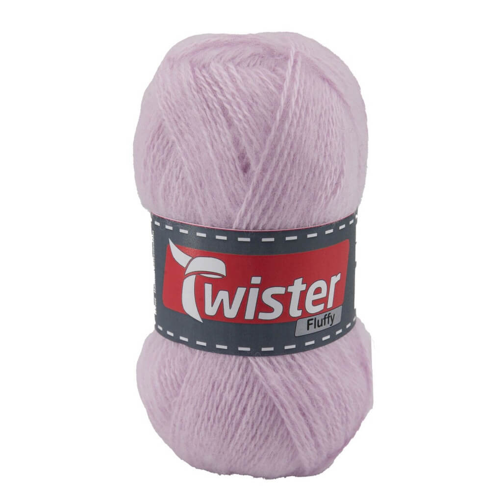 Twister Fluffy 50g - flauschige Wolle, Farbe 43 Hellflieder – Acryl bei Lieblingsgarn