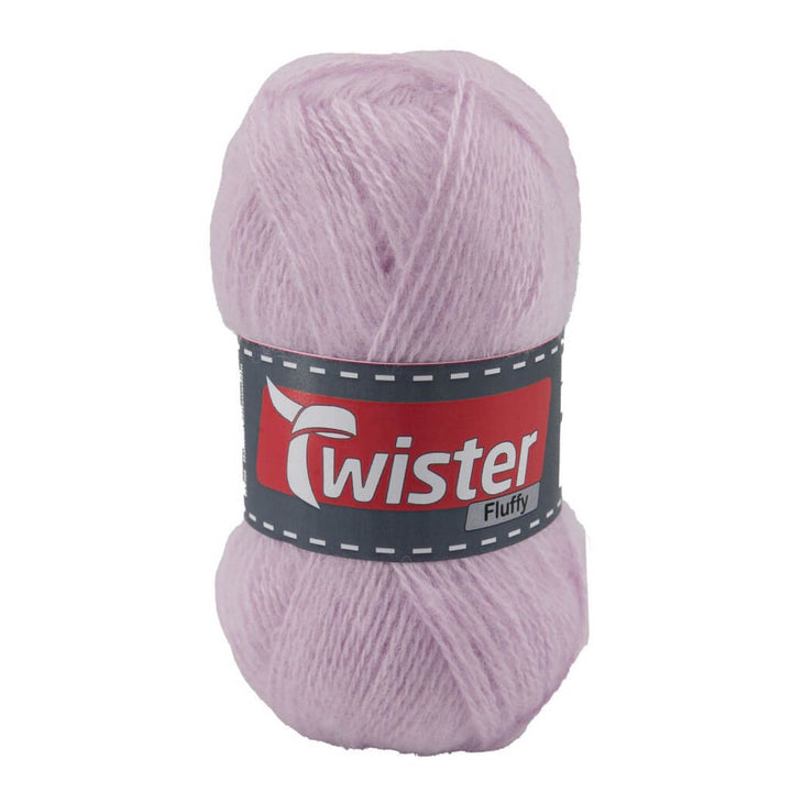 Twister Fluffy 50g - flauschige Wolle, Farbe 43 Hellflieder – Acryl bei Lieblingsgarn