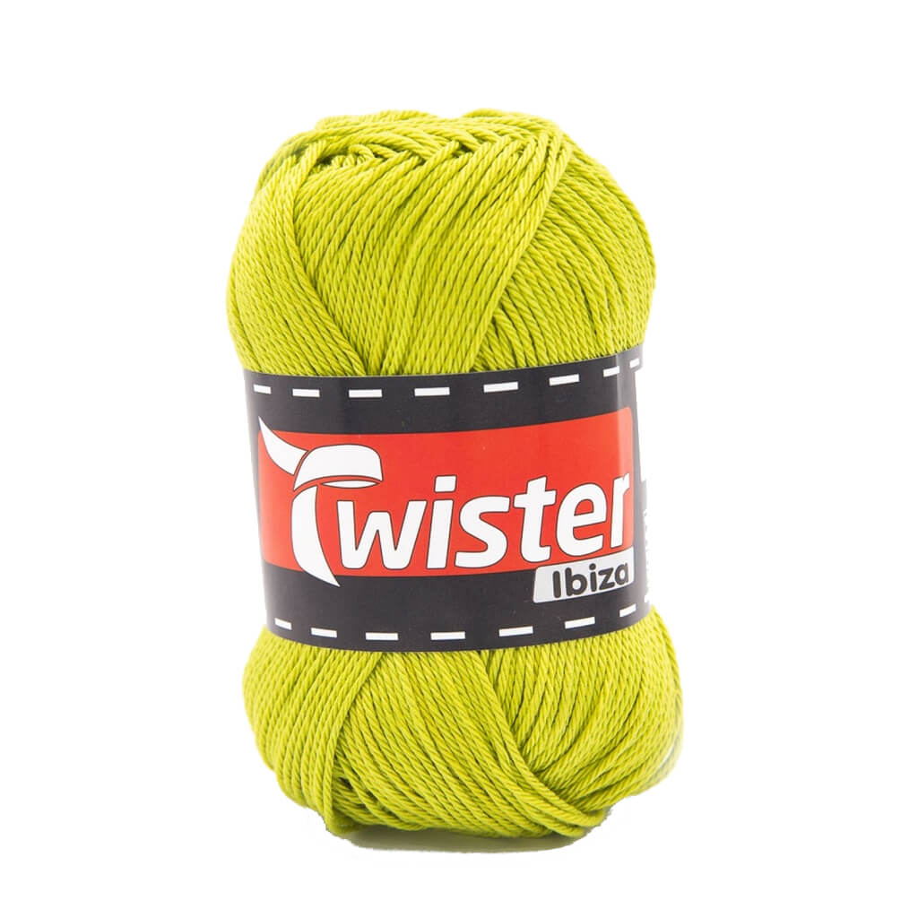 Twister Ibiza Uni, Farbe 72 Apfel – Baumwolle bei Lieblingsgarn