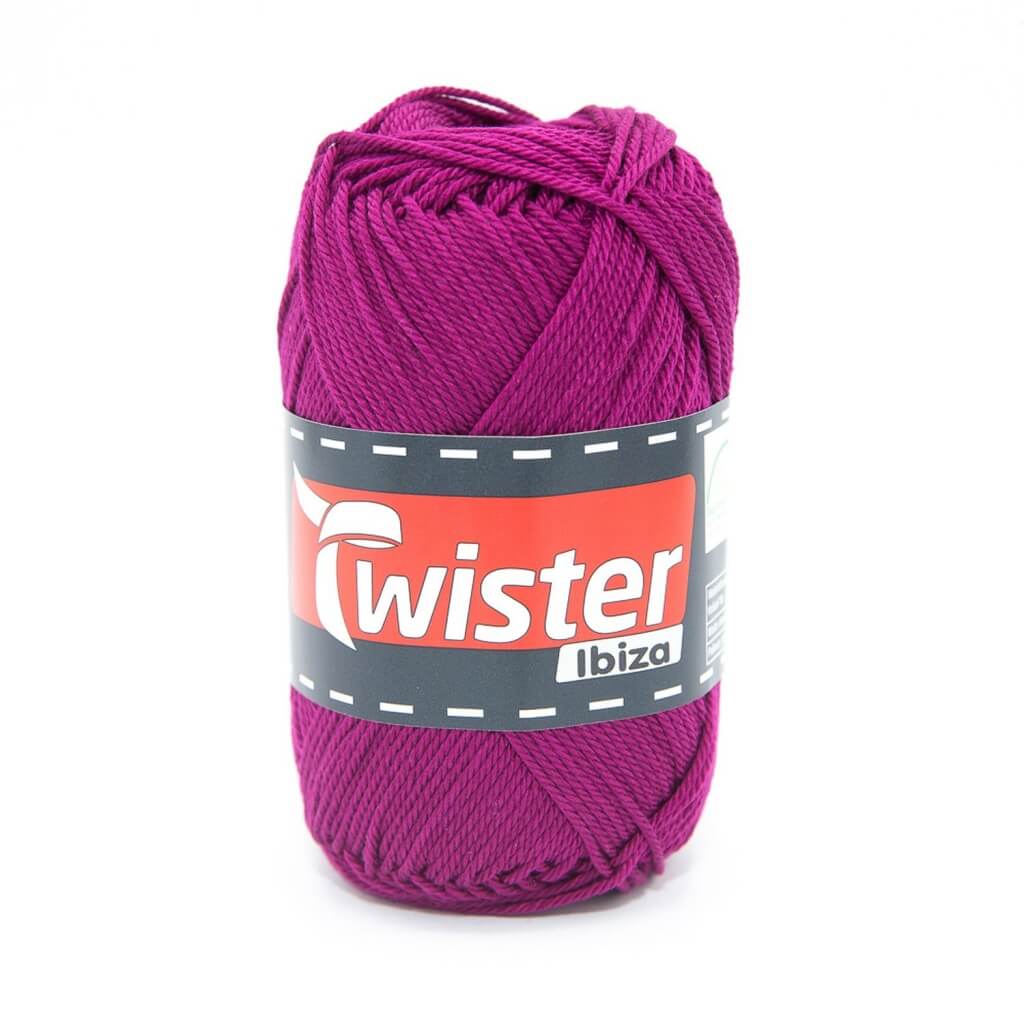 Twister Ibiza Uni, Farbe 36 Fuchsia – Baumwolle bei Lieblingsgarn