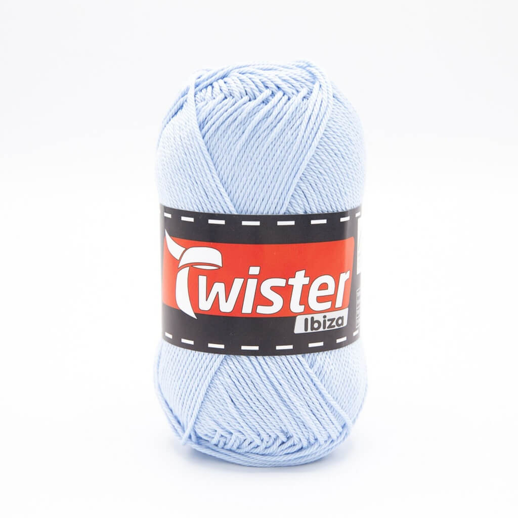 Twister Ibiza Uni, Farbe 52 Hellblau – Baumwolle bei Lieblingsgarn