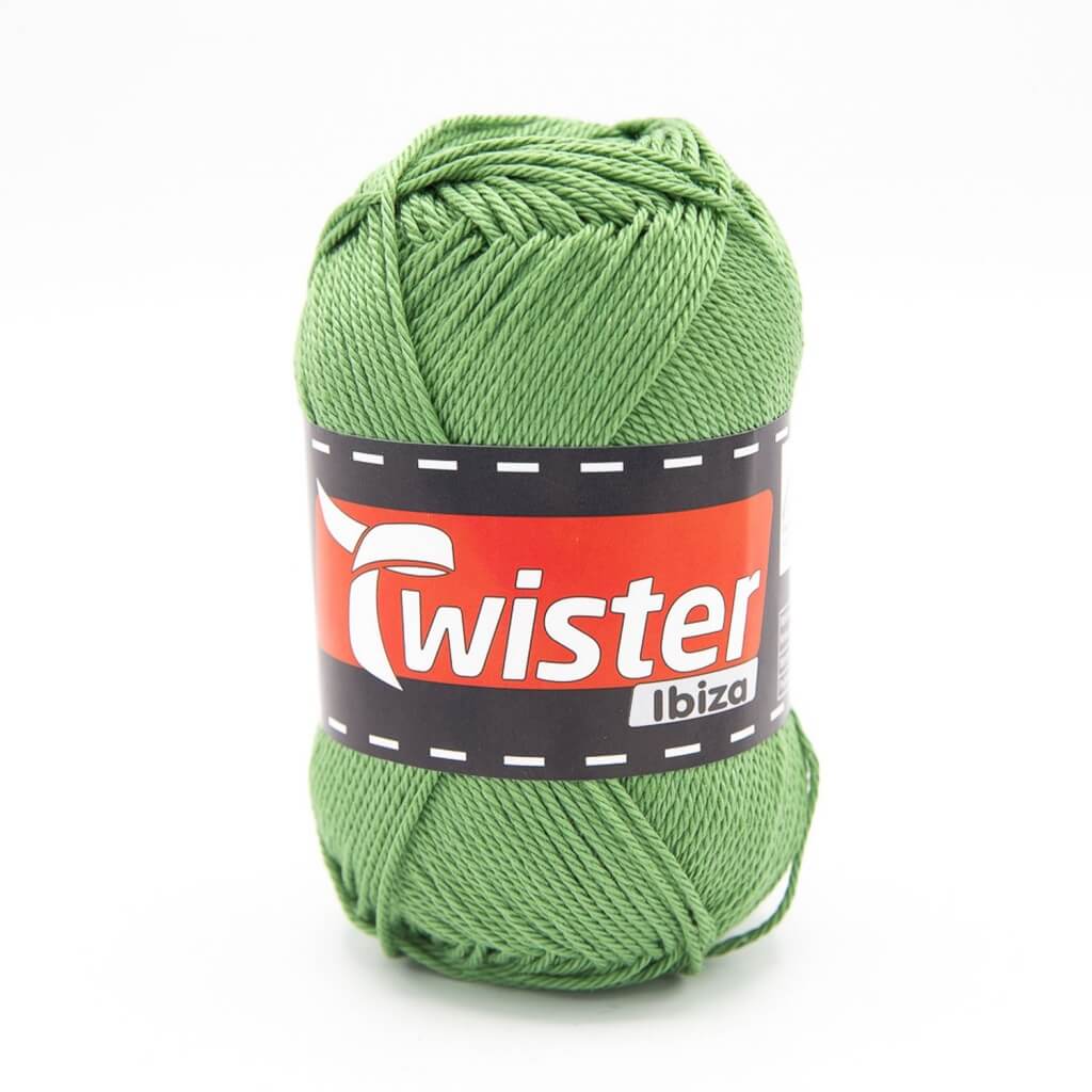 Twister Ibiza Uni, Farbe 78 Kiwi – Baumwolle bei Lieblingsgarn