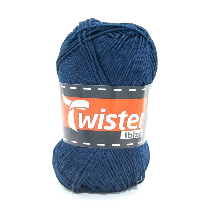 Twister Ibiza Uni, Farbe 59 Marine – Baumwolle bei Lieblingsgarn