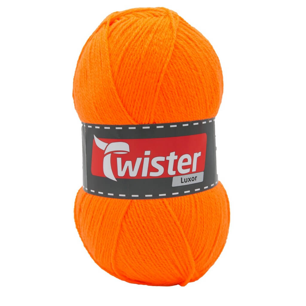 Twister Luxor 150g, Farbe 33 Neonorange – Polyacryl bei Lieblingsgarn