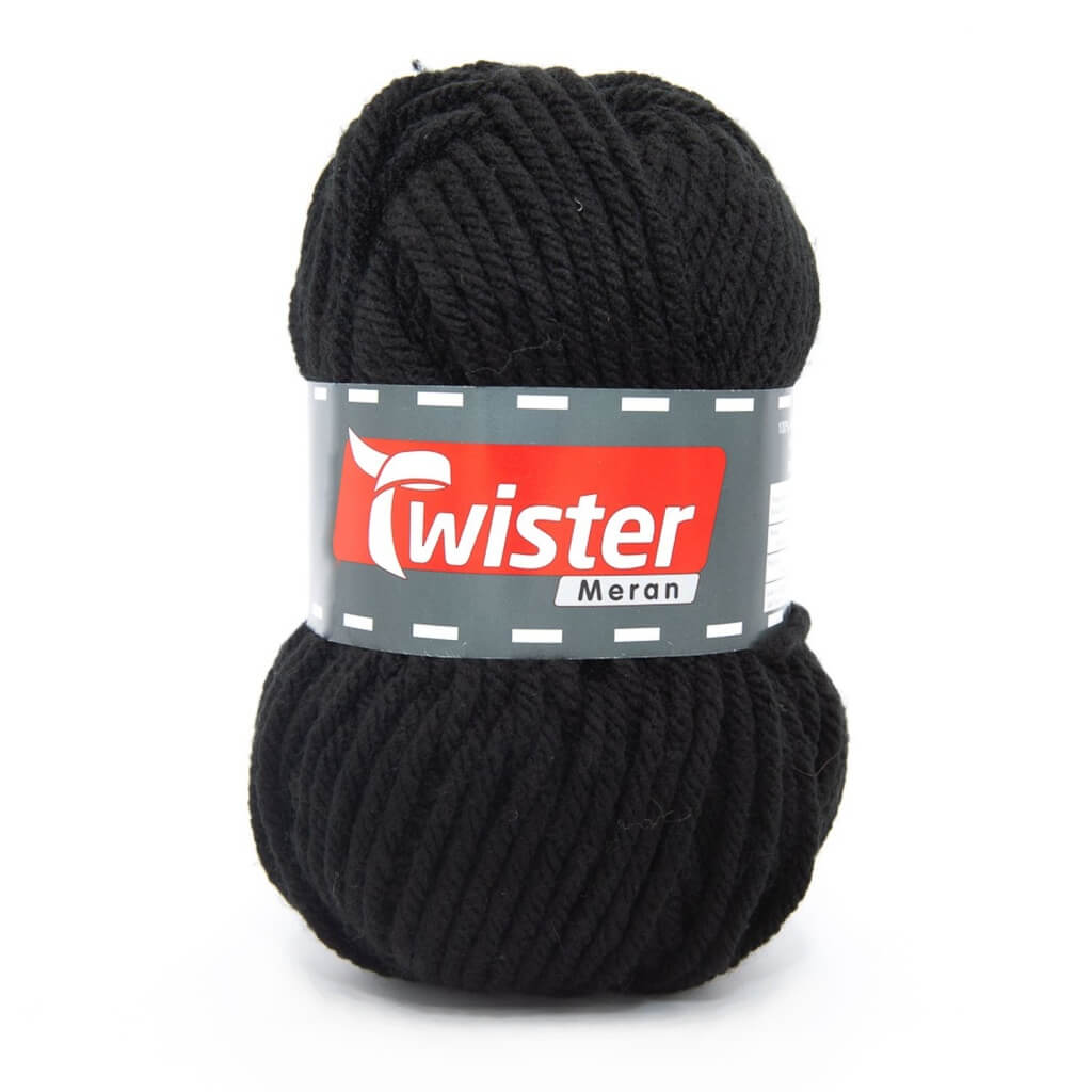 Twister Meran 100g, Farbe 90 Schwarz – Acryl bei Lieblingsgarn