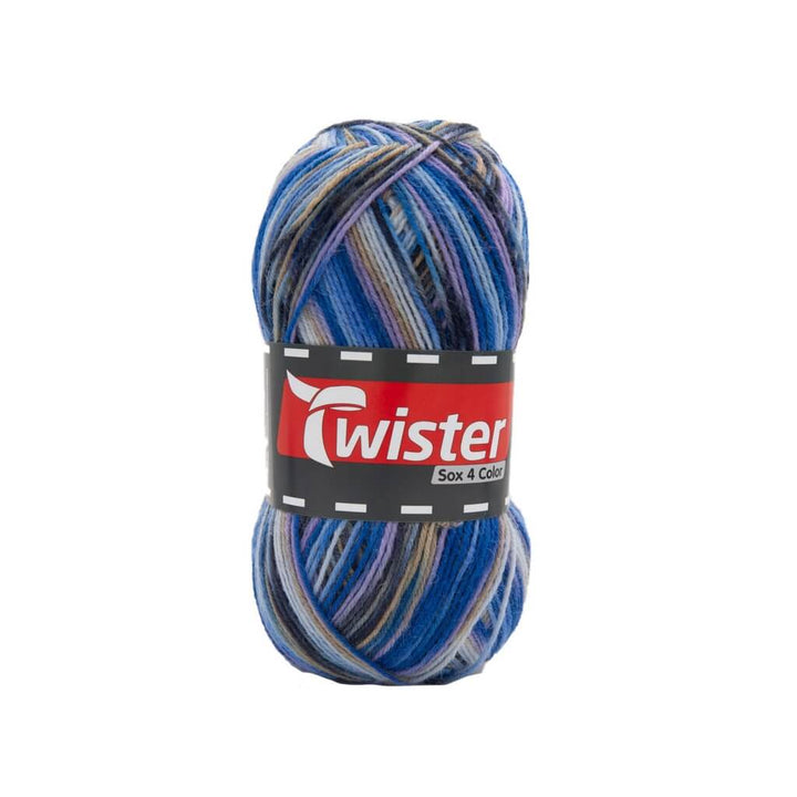 Twister Sox Color, Farbe 159 Marine Multi – Polyamid und Schurwolle bei Lieblingsgarn